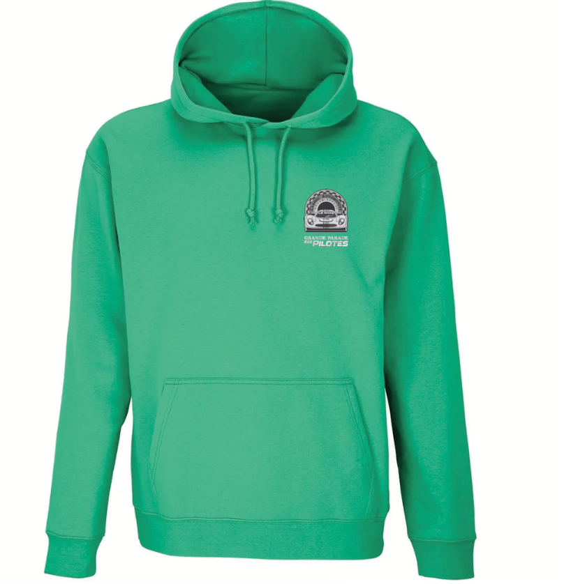 Sweat unisexe à capuche logo brodé
