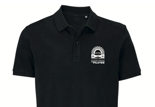 Polo bio unisexe logo impression