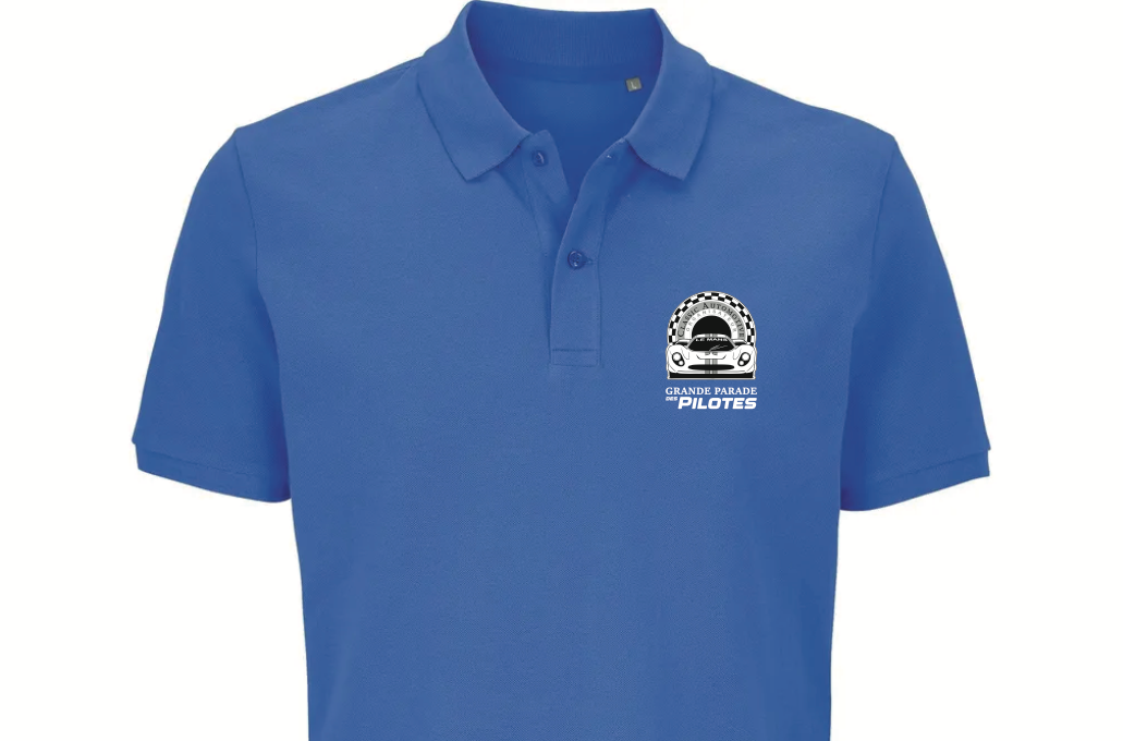 Polo bio unisexe logo impression