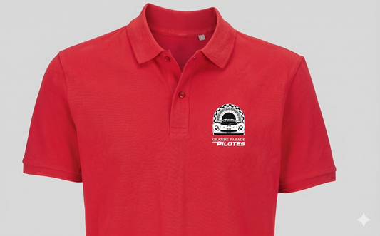 Polo bio unisexe  logo brodé